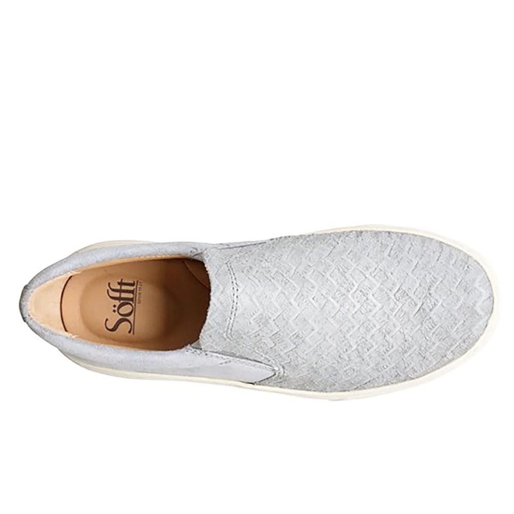 NWT Söfft Watney Chambray Slate Slide-on Sneaker - Picture 2 of 15